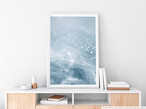 Best for home Artprints - Künstlerische Fotografie - Eispartikel- Fotodruck in gestochen scharfer Qualität