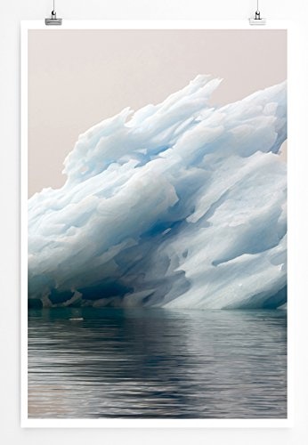 Best for home Artprints - Art - Blauer Eisberg Grönland- Fotodruck in gestochen scharfer Qualität