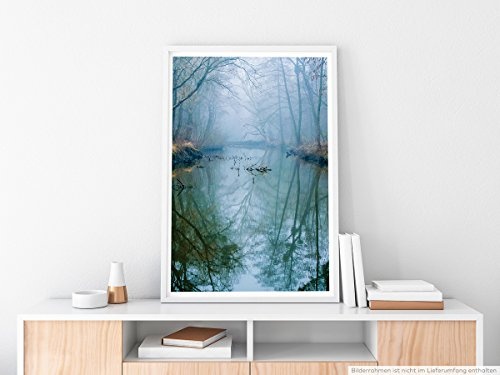 Best for home Artprints - Art - Nebelige Moorlandschaft- Fotodruck in gestochen scharfer Qualität