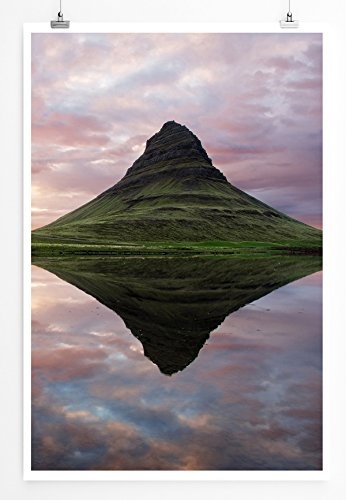 Best for home Artprints - Art - Isländische Gebirgslandschaft- Fotodruck in gestochen scharfer Qualität