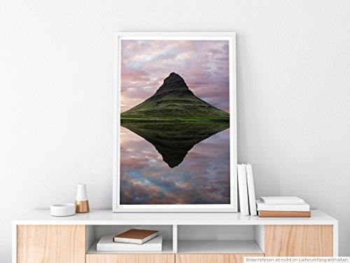 Best for home Artprints - Art - Isländische Gebirgslandschaft- Fotodruck in gestochen scharfer Qualität