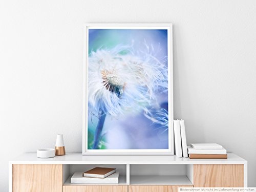 Best for home Artprints - Kunstbild - Pusteblume im Wind - Fotodruck in gestochen scharfer Qualität