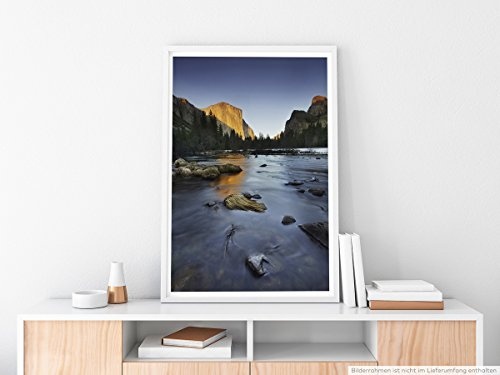 Best for home Artprints - Art - Wasser und Berge Gran Capitan- Fotodruck in gestochen scharfer Qualität