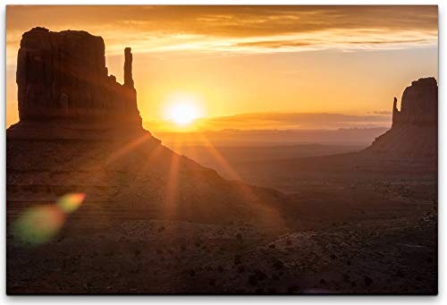 bestforhome 150x100cm Leinwandbild Monument Valley Utah...