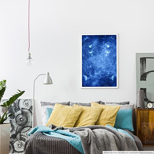 Best for home Artprints - Fotocollage - Tiefstes Weltall mit Sternen und Galaxien- Fotodruck in gestochen scharfer Qualität