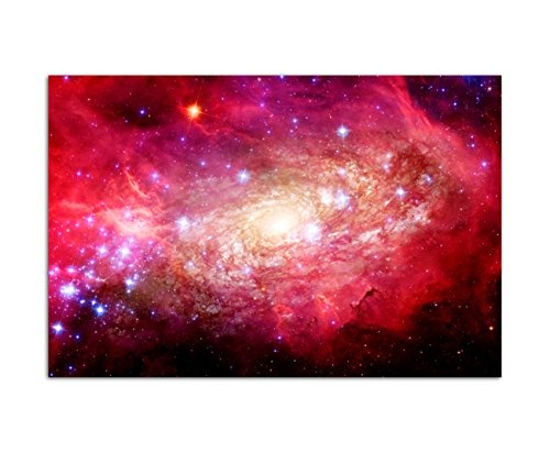 120x80cm - Sterne Galaxie Weltall - Bild auf Keilrahmen modern stilvoll - Bilder und Dekoration