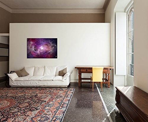 120x80cm - Sterne Planet Weltall Galaxie - Bild auf Keilrahmen modern stilvoll - Bilder und Dekoration