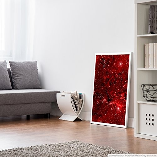 Best for home Artprints - Künstlerische Fotografie - Rote Galaxie- Fotodruck in gestochen scharfer Qualität
