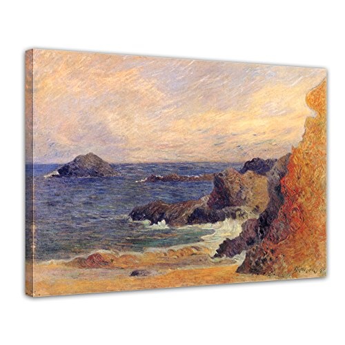 Leinwandbild Paul Gauguin Felsige Meerküste -...