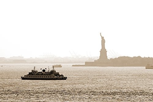 Bilderdepot24 Vlies Fototapete - New York II - sephia - Sepia - 90x60 cm - mit Kleister - Poster - Foto auf Tapete - Wandbild - Wandtapete - Vliestapete