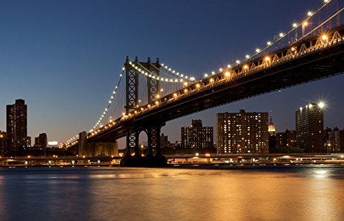 Fototapete selbstklebend New York Bridge - 310x200 cm -...