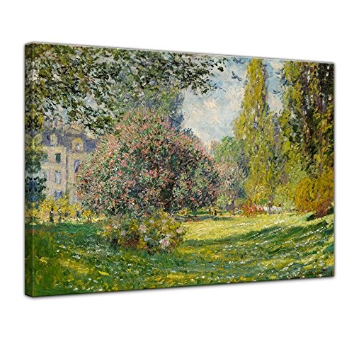 Leinwandbild Claude Monet Parc Monceau - 50x40cm quer -...