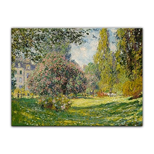 Leinwandbild Claude Monet Parc Monceau - 50x40cm quer -...