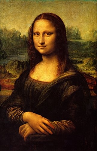Bilderdepot24 Vlies Fototapete Leonardo da Vinci - Alte Meister - Mona Lisa - 150x230 cm - mit Kleister - Poster - Foto auf Tapete - Wandbild - Wandtapete - Vliestapete