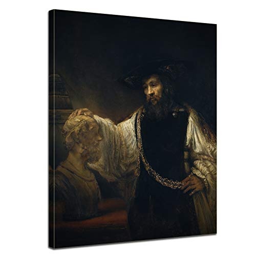 Wandbild Rembrandt Aristoteles mit Einer Büste von...