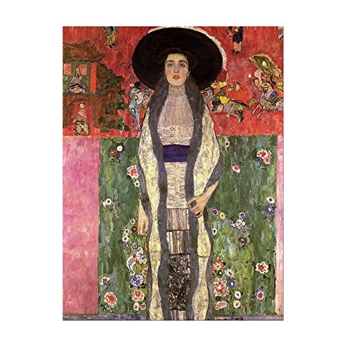 Wandbild Gustav Klimt Portrait der Adele Bloch-Bauer -...