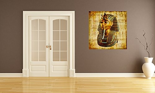 Bilderdepot24 Vlies Fototapete - Pharao -Ägypten - 100x100 cm - mit Kleister - Poster - Foto auf Tapete - Wandbild - Wandtapete - Vliestapete