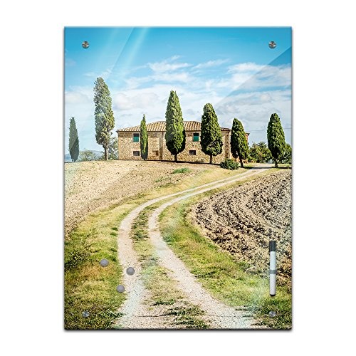 Bilderdepot24 Memoboard 80 x 60 cm, Landschaft - Toskana