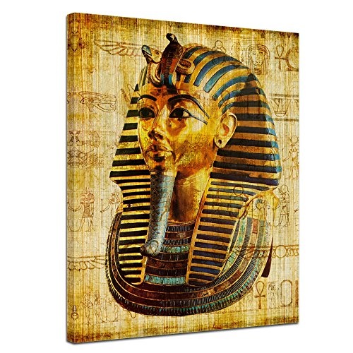 Wandbild - Pharao - Ägypten - Bild auf Leinwand - 30...