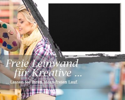 Bilderdepot24 Leinwand in schwarz, bemalbare Premiumqualität, aufgespannt auf Galerie Keilrahmen - Echtholz - Digital-Format - 3er Set je 30x20 cm - 330g/m² - fertig gerahmt, 7 Farben verfügbar
