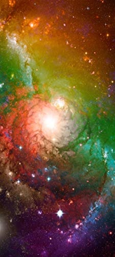 Bilderdepot24 Türtapete selbstklebend Spiral Galaxie 90 x 200 cm - einteilig Türaufkleber Türfolie Türposter - Nebel Weltraum Weltall Astrnonomie Physik Sterne