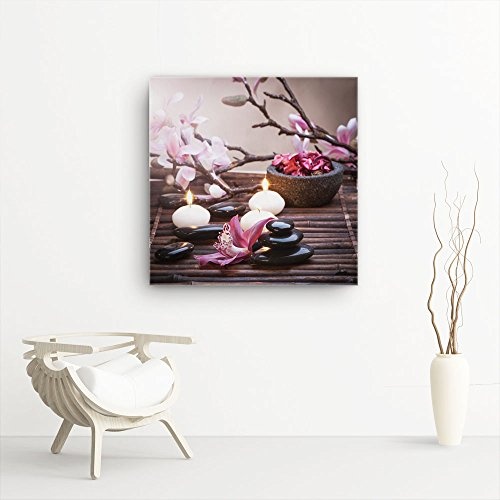 Feng Shui Bild D480, 1 Teil 80x80cm Leinwand auf...