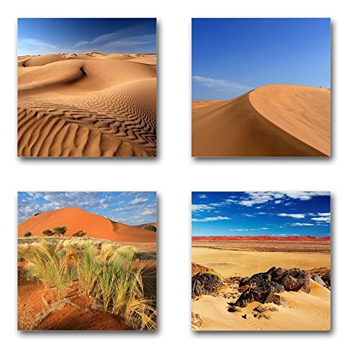 Wüste - Set C schwebend, 4-teiliges Bilder-Set je...