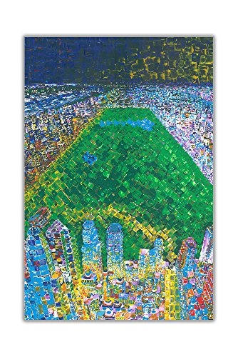 New York City Central Park auf Rahmen Leinwand Wand Art Prints Ölgemälde Nachdruck Home Dekoration Bilder, canvas, 01- A4 - 12" X 8" (30cm X 20cm)