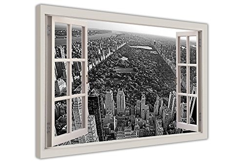 New York City Central Park Fenster Bay Effekt auf...