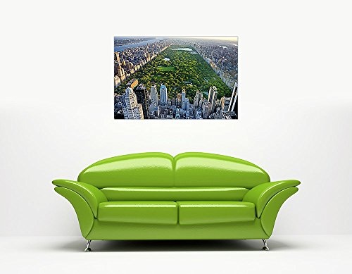 CANVAS IT UP Iconic New York Central Park Landschaft Landschaft Bilder auf Leinwand Modern Art Prints Wand Bilder Größe: A1-86,4 x 61 cm (86 cm x 60 cm)