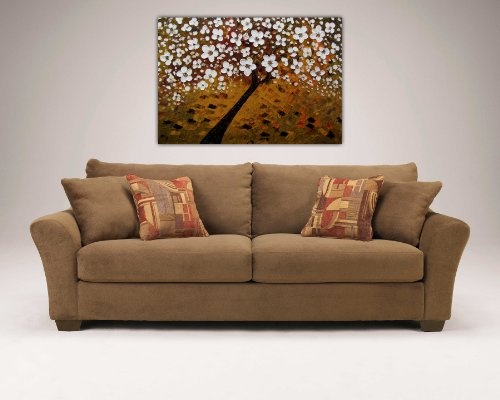 CANVAS IT UP Abstrakt braun Baum mit Blumen gedruckt Leinwand Wand Bild Kunstdrucke Bild Raum Dekoration Bilder, Fotos, mit