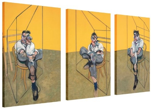 berühmten Gemälde Nachdruck Francis Bacon Drei Studien von Lucian Freud Kunstdruck auf Leinwand Foto Bild Druck Home Dekoration Bilder 3 -, canvas holz, 2- 3 X 20" X 10" (3 X 50CM X 25CM)