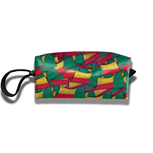 Travel Make-Up Bags Benin Flag Wave Collage Women...