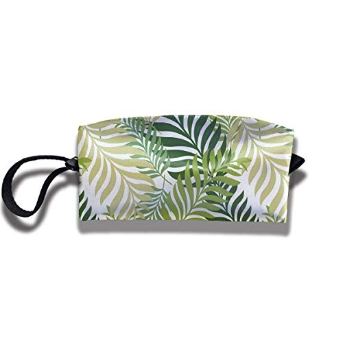Travel Make-Up Bags Tropical Exotic Palm Tree Leaves Women Cosmetic Bag Multifuncition Durable Pouch Zipper Organizer Bag
