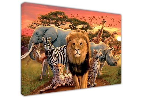 CANVAS IT UP Große Leinwand Wand Art Prints African...