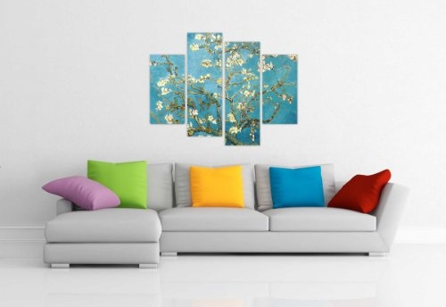 Leinwandbild, Motiv Mandelbaum in Blüte von Vincent...