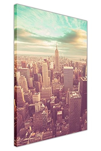 CANVAS IT UP Aerial New York City Vintage View auf Leinwand Prints Home Dekoration Artwork Bilder Größe: A4-30,5 x 20,3 cm (30 x 20 cm)