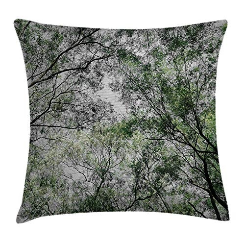 K0k2t0 Forest Home Decor Throw Pillow Cushion Cover, Tree...