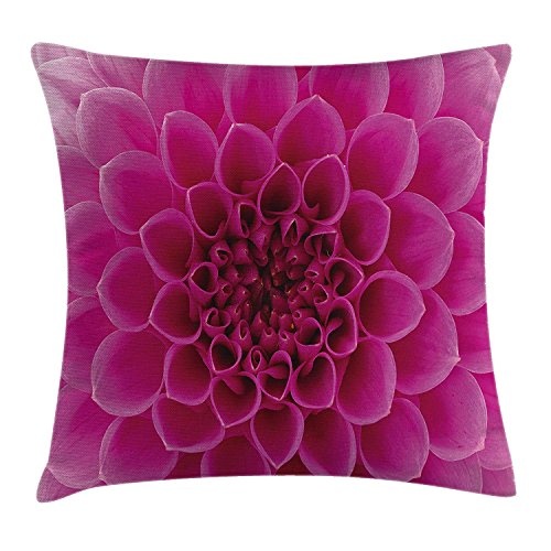 K0k2t0 Floral Throw Pillow Cushion Cover, Close-Up Flower...