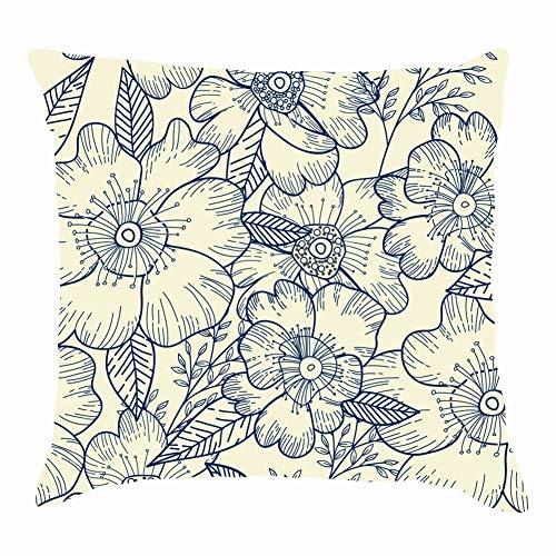 dfgi floral texturenature Throw Pillow Covers Cotton...