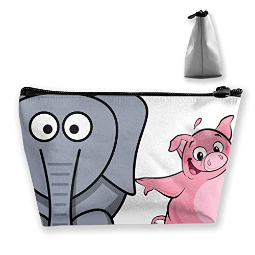 Womens Cosmetic Bag Elefant und Piggie...