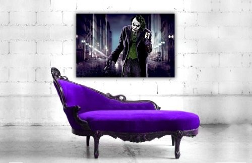 Canvas it Up Druck auf Leinwand, Motiv Joker mit Spielkarte aus Batman, New Age / Pop Art, tolle Deko 8- A1 - 24" X 30" (60CM X 76CM)