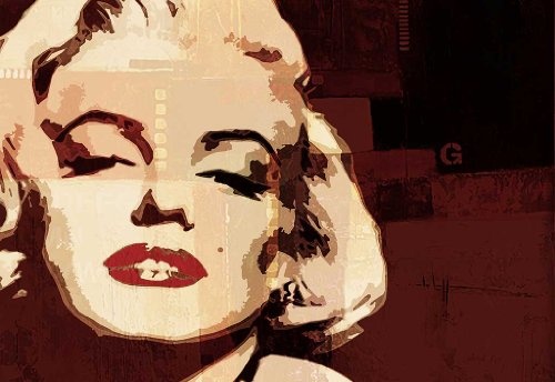 Kunstdruck auf Leinwand Art Wand Bilder Pop Art Marilyn...