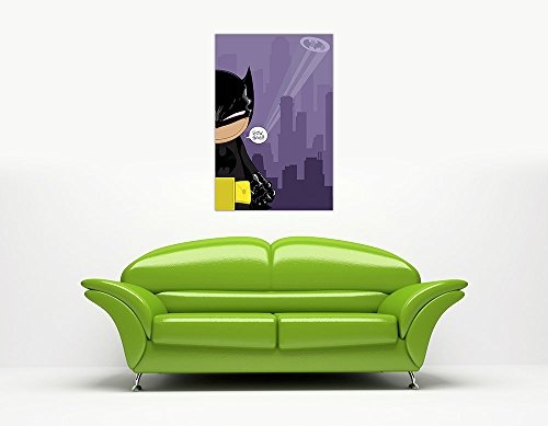 CANVAS IT UP Lindo BEBÉ LIENZO VERARBEITET Batman QUADROS Pop Art Deco in der Habitation FÜR DIE Kinder Modern 06- A0-40" X 30" (101CM X 76CM)