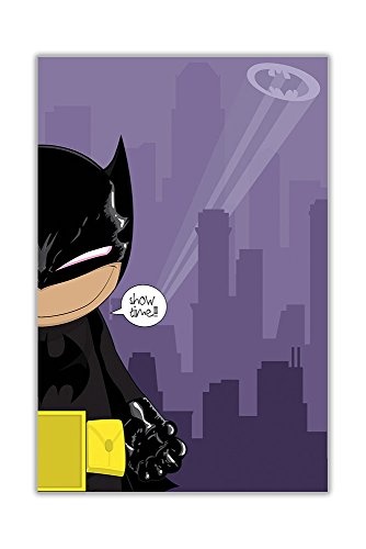 CANVAS IT UP Lindo BEBÉ LIENZO VERARBEITET Batman QUADROS Pop Art Deco in der Habitation FÜR DIE Kinder Modern 06- A0-40" X 30" (101CM X 76CM)