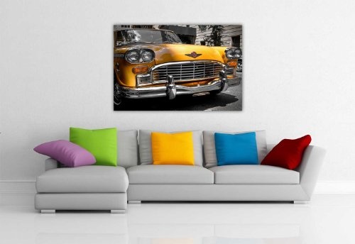 CANVAS IT UP Leinwand Wand Art Prints Iconic Gelb Taxi...