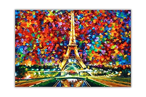 CANVAS IT UP New Paris of My Dreams von Leonid Afremov auf Bild auf Rahmen Wand Art Prints City Scenery Größe: A4-30,5 x 20,3 cm (30 x 20 cm)