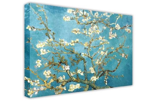 CANVAS IT UP Almond Blossom von Vincent Van Gogh Leinwandbild, Kunstdruck Landschaft - Foto Print Bild Home Dekoration Classic Masterpiece Ölgemälde Nachdruck