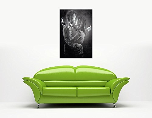 CANVAS IT UP Funny Leinwand Banksy Prints Handy Liebhaber Bedruckt Wand Kunst Bilder Home Dekoration Kunstwerke Größe: 101,6 x 76,2 cm (101 x 76 cm)