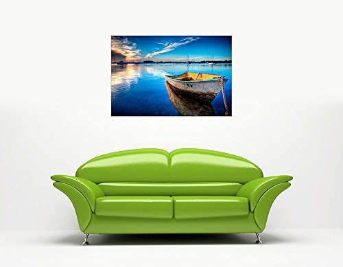 CANVAS IT UP Dinky Boot und Blau Sky auf Leinwand, Bilder Home Dekoration Poster Seascape Prints